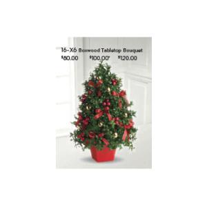 Boxwood Tabletop Bouquet