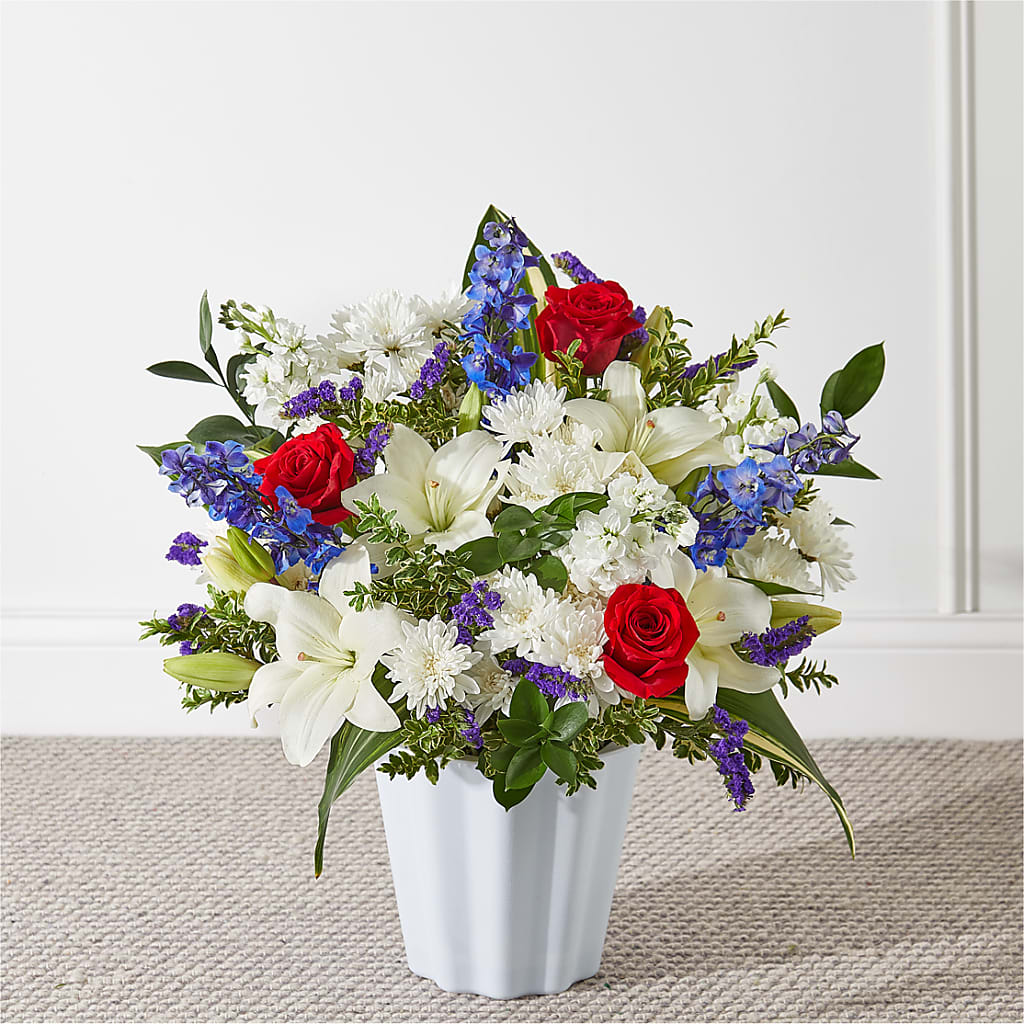 Consoled Floor Basket – Canadianflowershoppe.ca, Scarborough ON