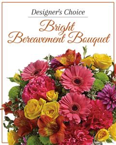 Designer&rsquo;s Choice Bright Bereavement Bouquet