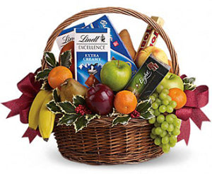 Fruit and Gourmet Gift Basket