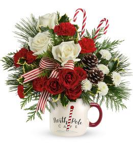 Send A Hug North Pole Cafe Mug