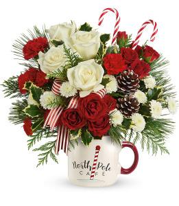 Send A Hug North Pole Cafe Mug