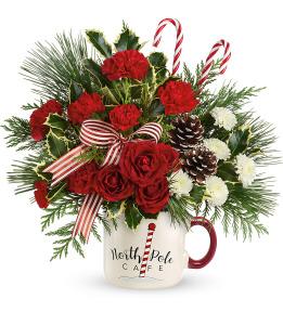Send A Hug North Pole Cafe Mug