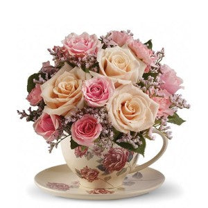 Victorian Teacup Bouquet
