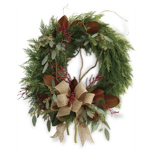 Rustic Holiday Wreath